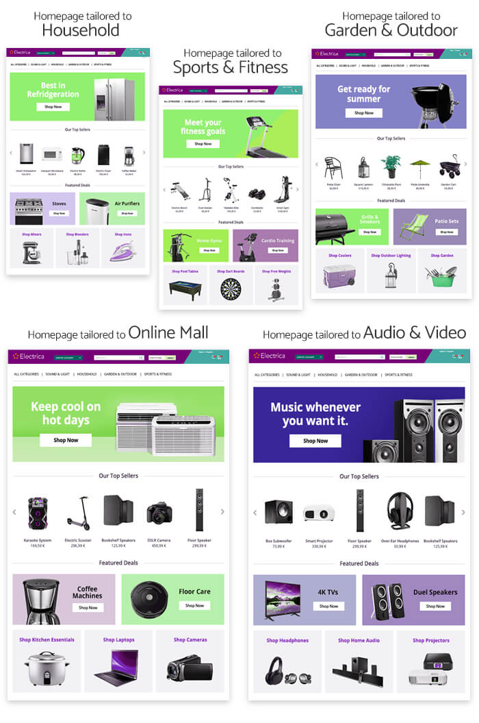 Personalized website content based on user-affinity