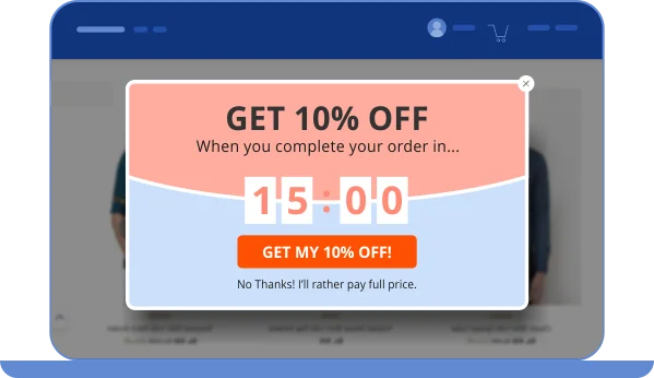 Trigger messages based on live behavior