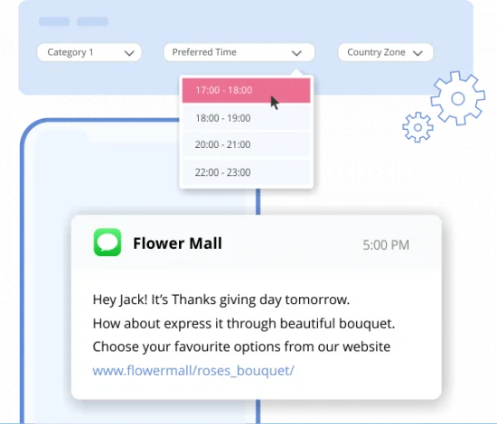 Schedule or trigger 1:1 campaigns