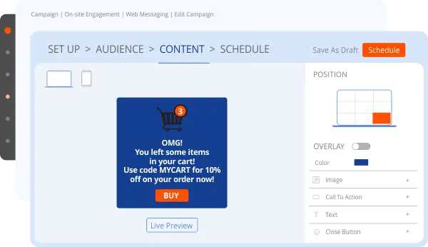 Reduce cart abandonments - Netcore Cloud